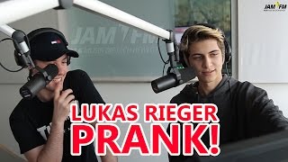 😂 LUKAS RIEGER PRANKT LUKAS RIEGER ⚡️ TELEFONPRANK ⚡️ JAM FM [upl. by Amliw]