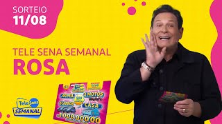 SORTEIO da TELE SENA SEMANAL ROSA 11082024​​ [upl. by Hum]