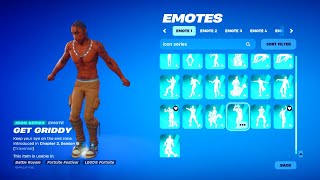 ALL TRAVERSAL ICON SERIES amp TIKTOK EMOTES IN FORTNITE [upl. by Mazur827]