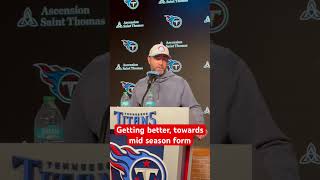 Coach Callahan on getting his players in mid season form titansup tennesseetitans titanup [upl. by Vito690]