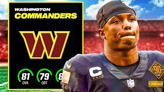 I SAVED the Washington Commanders in Madden 24 [upl. by Sol931]