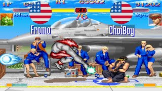 FT5 ssf2xjr1 Fromo US vs ChoiBoy US Super SF II X ssf2x ssf2 Fightcade Jun 11 [upl. by Nage]