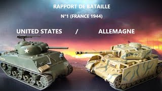 Seconde guerre mondiale  Rapport de bataille figurines 172  Règles quotBLITKRIEGquot [upl. by Nosnaj]