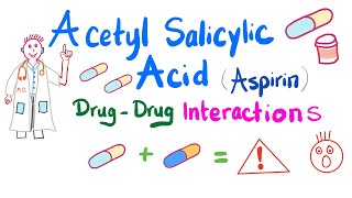 Aspirin Pharmacology Acetyl Salicylic Acid ASA Mechanism DrugDrug Interactions Side Effects [upl. by Nolte]