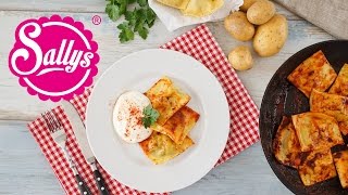 Würzige Maultaschen mit Kartoffelfüllung  vegetarisch  Sallys Welt [upl. by Ynaiffit780]