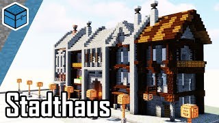 Minecraft Stadt bauen  Minecraft Stadthaus bauen deutsch 05 [upl. by Luapleahcim129]