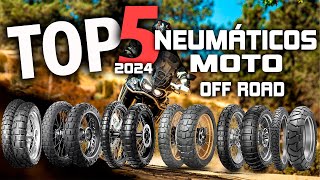 TOP 5 NEUMATICOS TRAIL OFFROAD AVENTURA 5050 2024 METZELER DUNLOP PIRELLI MICHELIN CONTINENTAL [upl. by Atekram639]