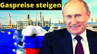 Erpressung Russlands gescheitert Gaspreise in Europa schießen weiter hoch [upl. by Norreht273]