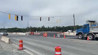 Temporary Signal Setup in Lower Sackville [upl. by Aigil914]