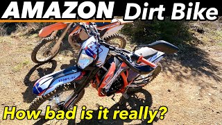 Amazon 250cc Dirt bike trail ride review X pro Templar 250 [upl. by Roseanne]