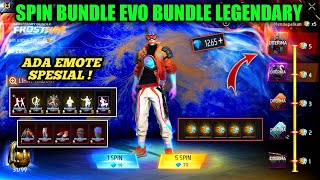 HABIS BERAPA DM‼️CARA SPIN BUNDLE FF TERBARU  SPIN EVO BUNDLE LEGENDARY FROSTFIRE  Free Fire [upl. by Trini]