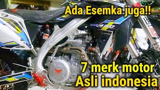 7 Merk motor Lokal Asli indonesia  Ada Esemka juga sob [upl. by Aihselat]