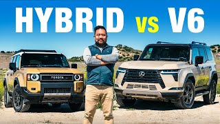 Toyota Land Cruiser vs Lexus GX  Which Is the Better OffRoader  OffRoad Comparison Test [upl. by Milzie]