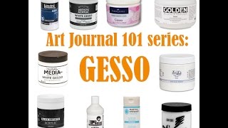 Art journal 101  gesso [upl. by Oilcareh]