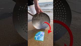 diamond find in the beach shortsvideo CrazyXYZ MRINDIANHACKER [upl. by Weasner]