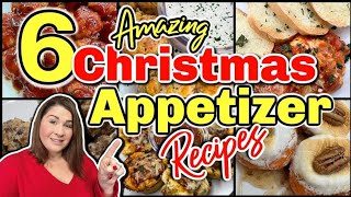 6 UNBELIEVABLE CHRISTMAS APPETIZER RECIPES  MUST TRY HOLIDAY PARTY Foods that are QUICK amp EASY [upl. by Assillam397]