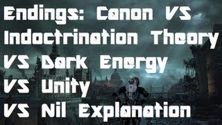 ME3 Endings Comparison Canon vs Dark Energy vs Indoctrination Theory vs Unity vs Nil Explanation [upl. by Nathanil]