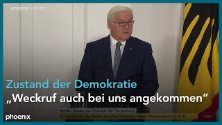 Zum Zustand der Demokratie Rede von Bundespräsident FrankWalter Steinmeier  290224 [upl. by Ellemac524]