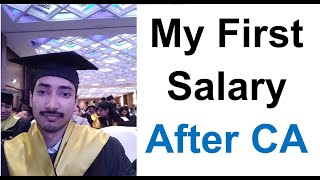 My First Salary After CA  My 4 Years Journey After CA  CA Yogesh Verma [upl. by Akirehs795]