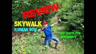 Daylite SKYWALK Korean Bow Review daylitearchery bogensport daumentechnik reiterbogen [upl. by Nedac]