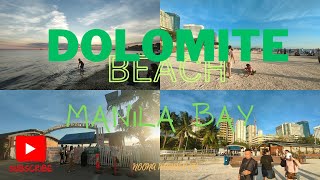 MANILA BAY UPDATEDOLOMITE BEACH HAVE FUN amp ENJOY viral youtube manilabay dolomitebeach prd [upl. by Athalee]