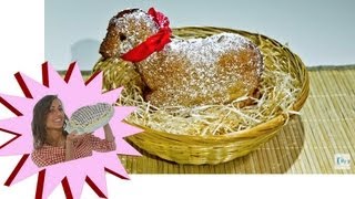 Agnello Dolce  Rottura Uovo di Cioccolato  Le Ricette di Alice [upl. by Dlaregztif]