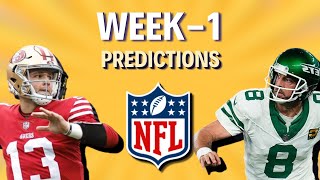 NFL Week 1 Predictions Week 1 NFL Picks 2024  All Games  The Scoreboard 196 [upl. by Cello]