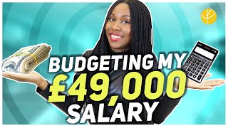 HOW I BUDGET MY £49000 YEARLY SALARY StepByStep In 2022 [upl. by Gosselin]