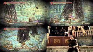 Dark Souls II Santiers Spear Before amp After Patch 106 [upl. by Engedi]