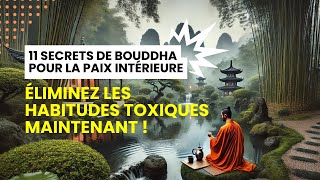 11 secrets de Bouddha pour mettre fin aux habitudes toxiques et trouver la paix intérieure [upl. by Anirehtak281]