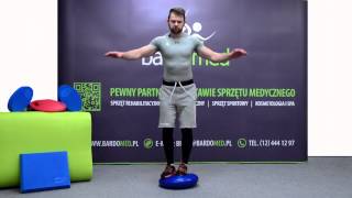 Trening z Mambo Balance Trainer MSD niebieska 45 cm [upl. by Orman478]