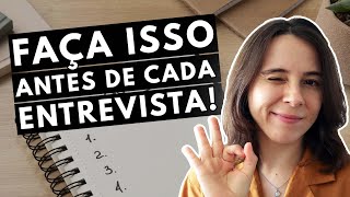 7 PASSOS PARA SE PREPARAR PARA UMA ENTREVISTA DE EMPREGO  Saiba o que fazer antes da entrevista [upl. by Tigges]