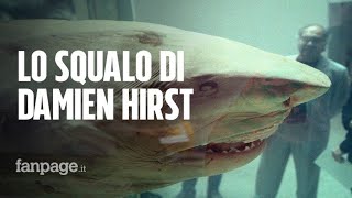 I segreti dello quotsqualoquot di Damien Hirst lopera darte realizzata con una vera carcassa animale [upl. by Yttig]