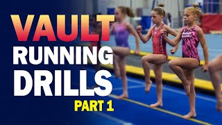 Gymnastics Vaulting Tips  Running Technique Drill featuring Coach Mary Lee Tracy [upl. by Glory]