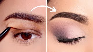 Heres How To Do the DISAPPEARING eyeliner technique on Hooded Downturned Aging Eyes [upl. by Lorraine]