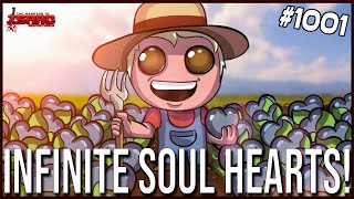 Infinite Soul Heart FARM  The Binding Of Isaac Repentance 1001 [upl. by Yak479]