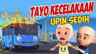 Tayo kecelakaan parah  Upin ipin sedih GTA Lucu [upl. by Nedmac]