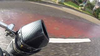 Honda Dax exhaust sound YX125 with Z40 cam [upl. by Horwath]