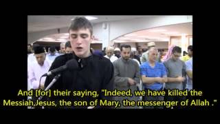 Fatih Seferagic  Surah An Nisa 155  160 with subtitles [upl. by Flavia404]