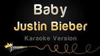 Justin Bieber ft Ludacris  Baby Karaoke Version [upl. by Gwynne]