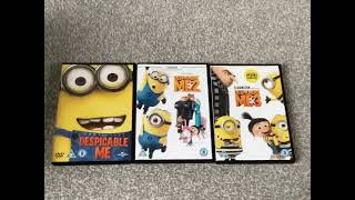 DVD Unboxing To Despicable Me Trilogy Boxset DVD [upl. by Initsed851]