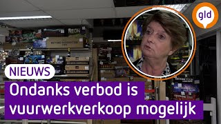 Vuurwerkverbod maar klanten staan rijendik [upl. by Wenona]