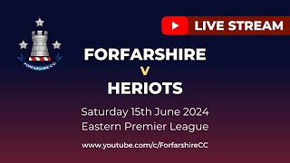 REPLAY Forfarshire v Heriots  Eastern Premier League  Saturday 15th June 2024 [upl. by Sanfourd47]