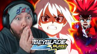 SHU VS AIGER FIRST TIME WATCHING  Beyblade Burst Turbo Episode 3435 REACTION [upl. by Quinlan]