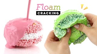 Plaster Clay Cracking with FLOAM Satisfying ASMR Experiment [upl. by Pius]