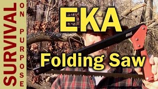 EKA Viking Folding Saw  Hunting Camping and Survival Gear [upl. by Jereld]