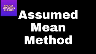 Assumed mean method ll finding mean ll grouped data ll cbse class 10 statistics [upl. by Lang]