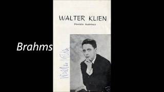 Brahms Pianoconcerto 2 1mov A  Walter Klien [upl. by Vito]