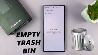 Samsung Galaxy S24  S24 Ultra How To Empty Trash Bin  Empty Recycle Bin [upl. by Raskind]