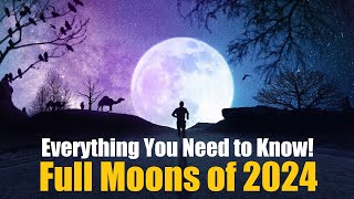 Full Moon 2024  Full Moon Calendar 2024  Astronomy Events 2024  its7EVEN [upl. by Eislrahc917]